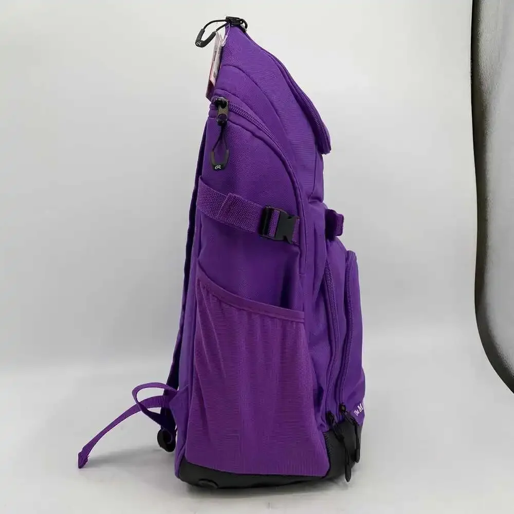 Rawlings Kids Purple Backpack | Adjustable OS Bag